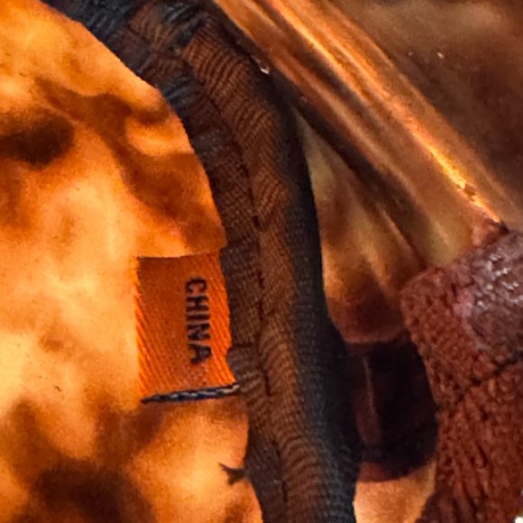 Tory Burch Clear Tortoise Shell PVC Small Zip Cosmetic Bag - Picture 14 of 14